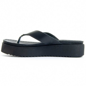 Sandalias de Plataforma - Negro - Altura: 4 cm