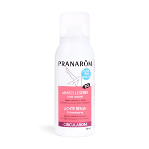 Pranarom - Spray corporel - Jambes légères - Bio - 75 ml