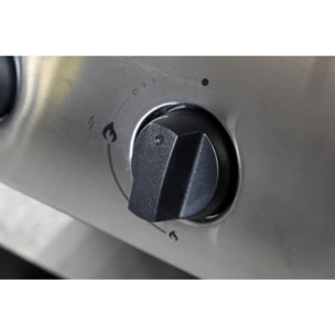 Barbecue gaz LISTO BGZ L1 noir 3 brûleurs sur chariot, 51x34 cm