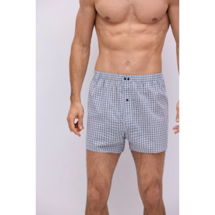 Boxer corti in tessuto a quadri Tattersall