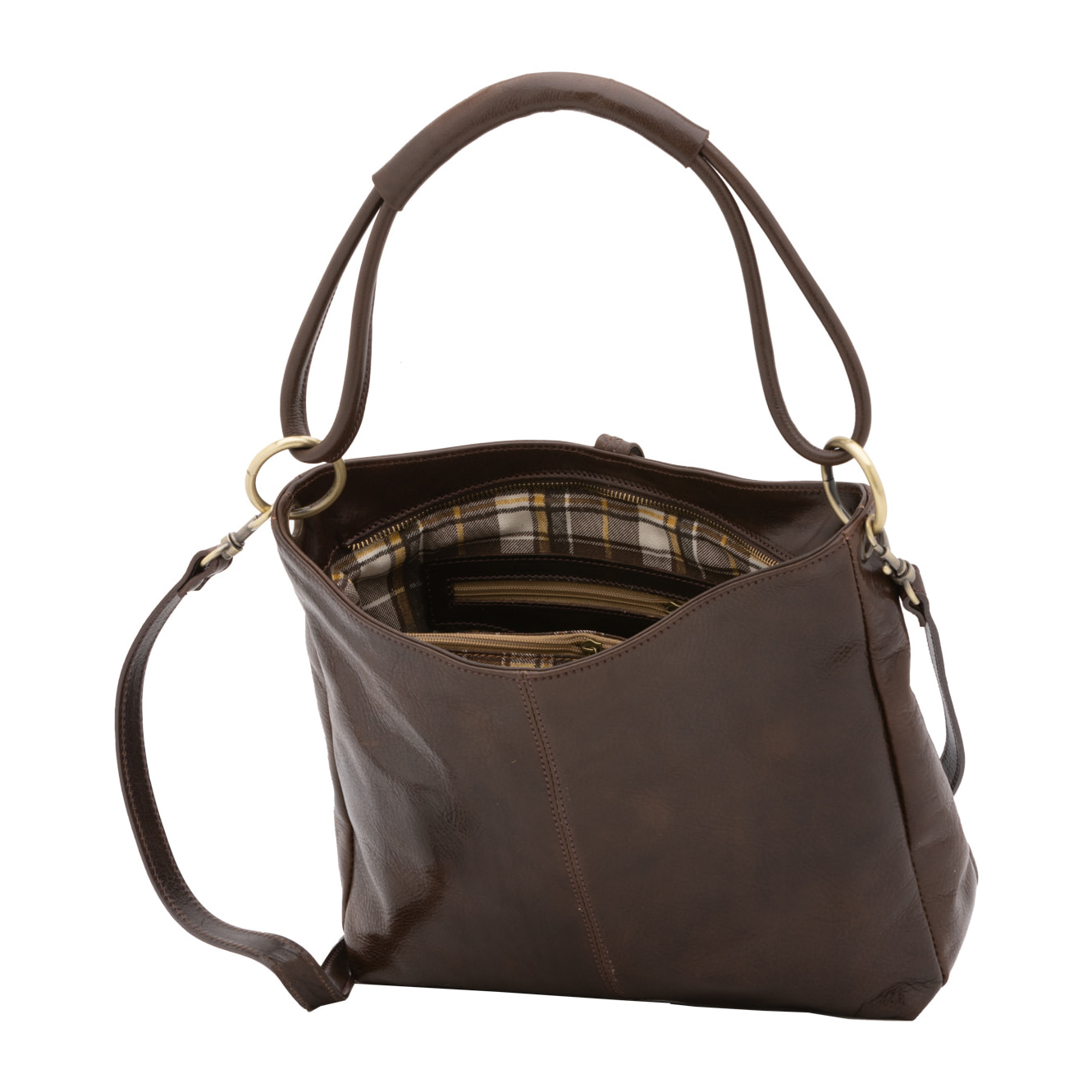 Borsa a spalla  da donna In Vera pelle Made in Italy 29x32x11 cm