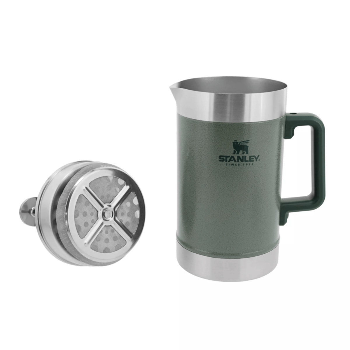 Prensa Francesa - 1,4L - STAY HOT FRENCH PRESS - Hammertone Green