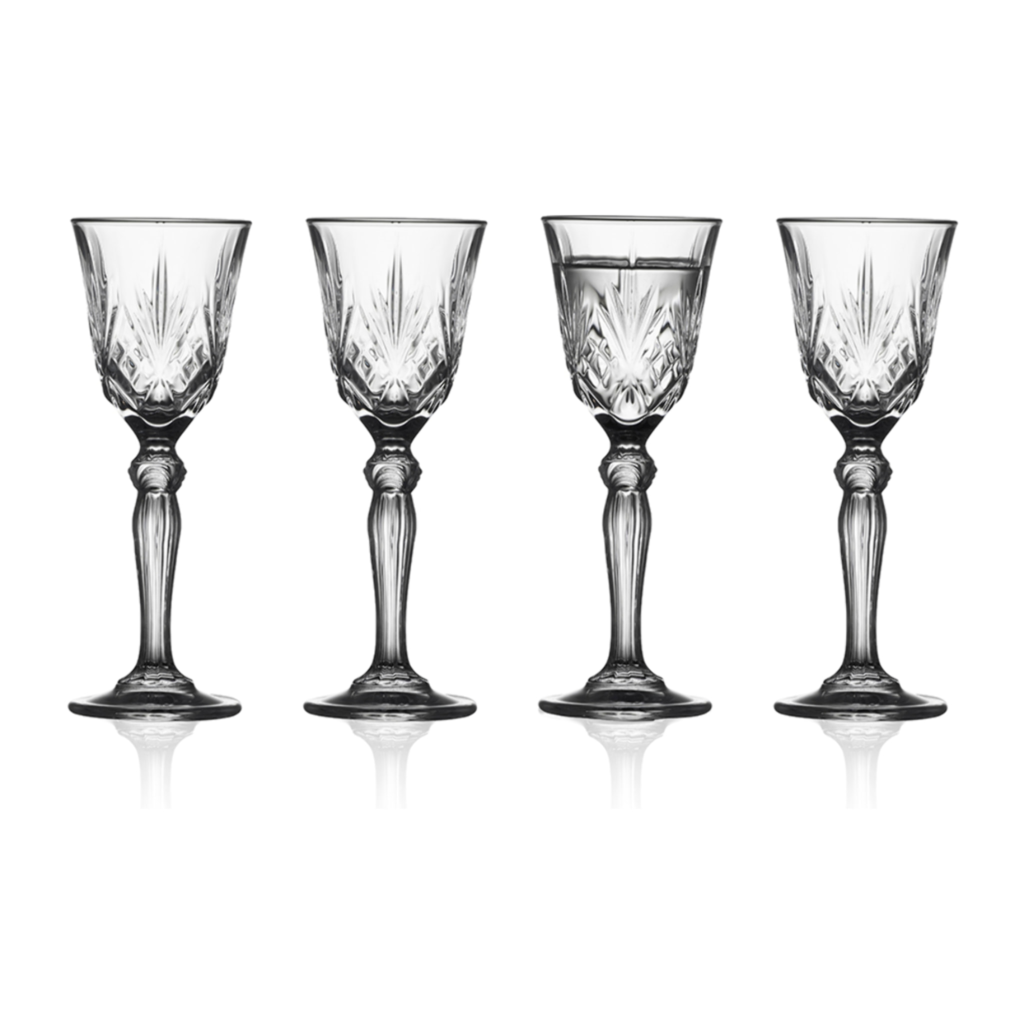 Set de 4 verres à schnaps Melodia