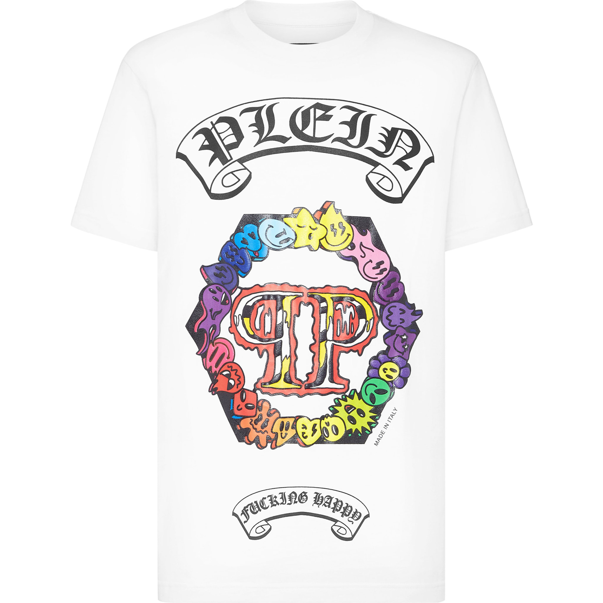 PHILIPP PLEIN T-Shirt Round Neck SMILE