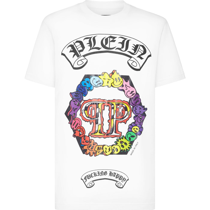 PHILIPP PLEIN T-Shirt Round Neck SMILE
