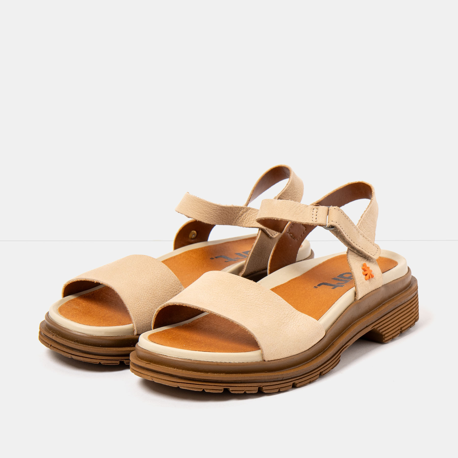 Sandalias 1548 NOBUCK CREAM-CARAMELO/ BIRMINGHAM color Cream-caramelo