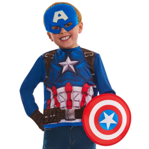 KIT DISFRAZ CAPITAN AMERICA INF