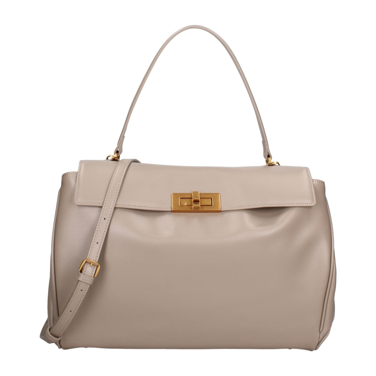 Borsa a mano da donna Made in Italy - Modello Lyria Pro - 100% pelle - 34.0 x 25.0 x 12.0 cm