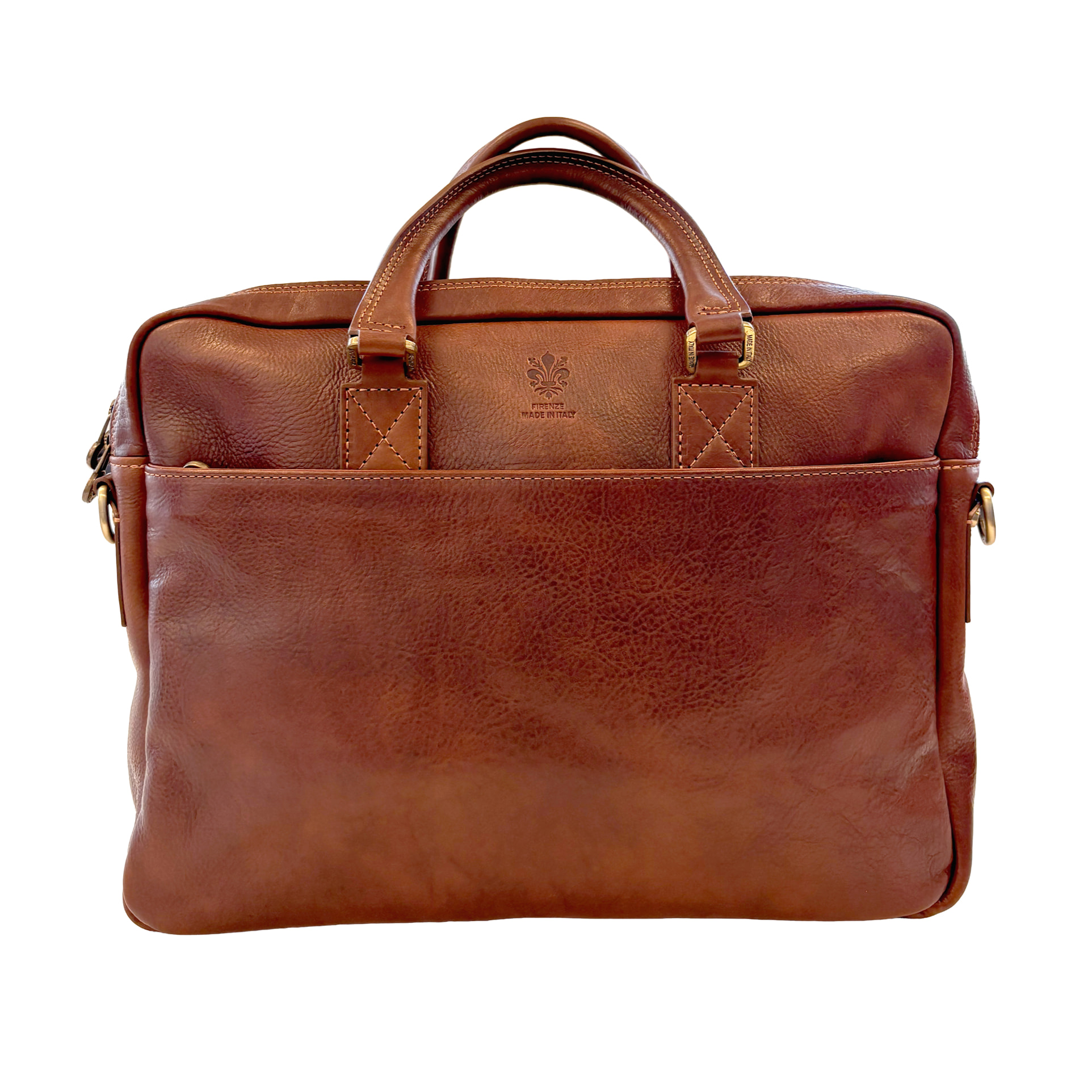 Borsa Ventiquattrore Unisex Borsa Portadocumenti da Lavoro in Pelle
