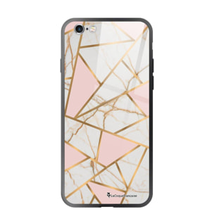 Coque iPhone 6/6S Coque Soft Touch Glossy Marbre Rose Design La Coque Francaise