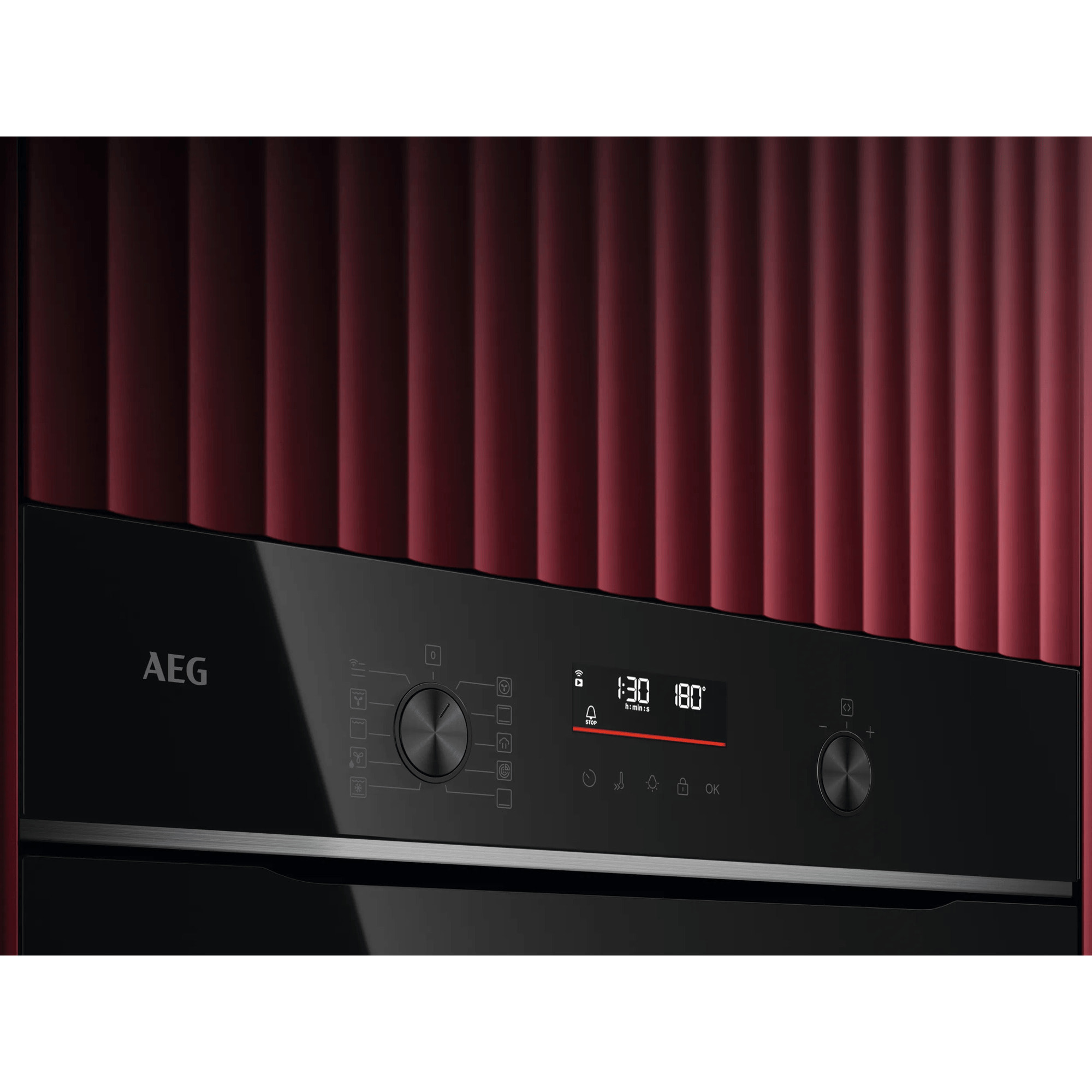 AEG Horno compacto Serie 5000 SurroundCook con SteamBake con Display LED Explore TA5PK401B