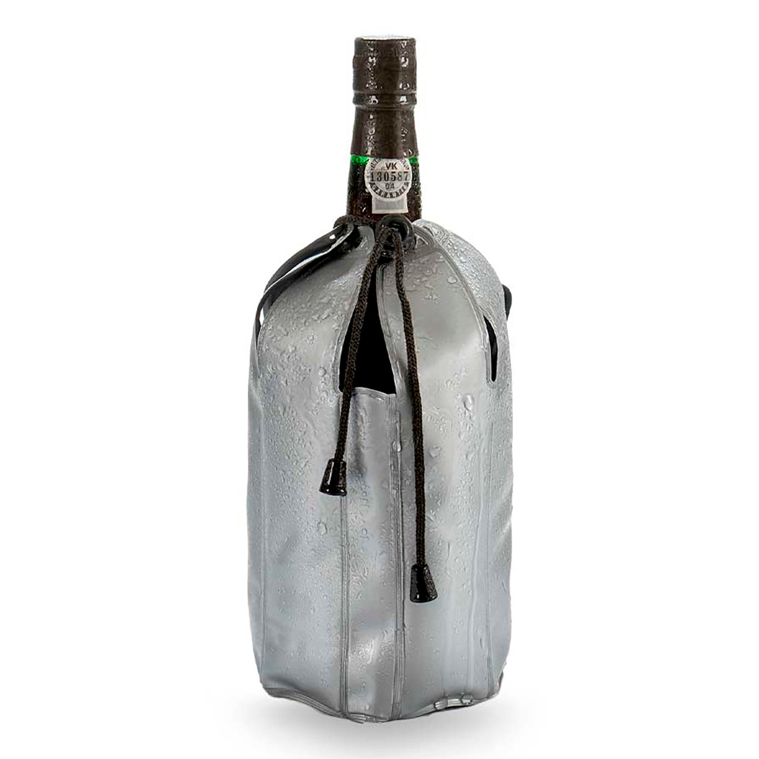 ENFRIADOR BOTELLA VINO GRIS