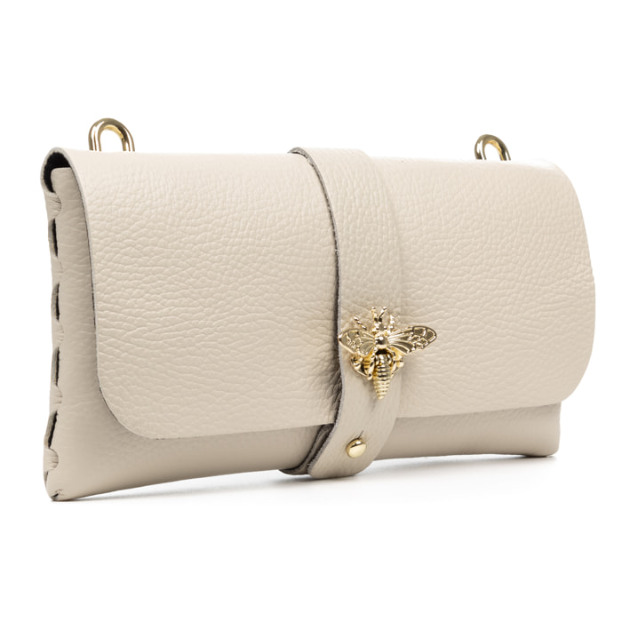 Amaseno borsa a tracolla donna. Pelle autentica Dollaro.