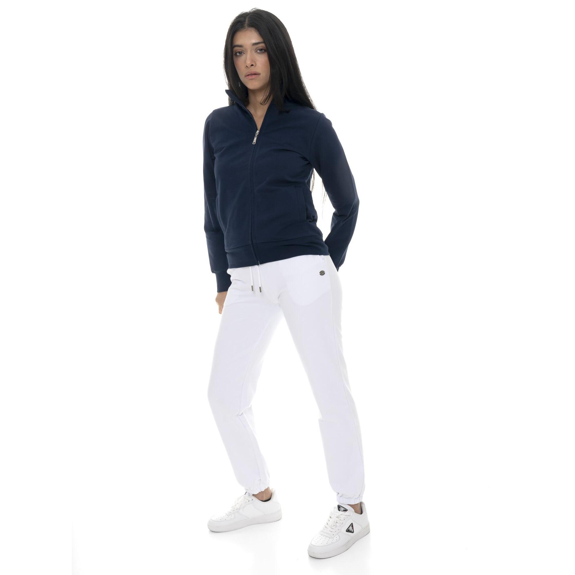 Pantaloni da donna in cotone non felpato Leone Basic