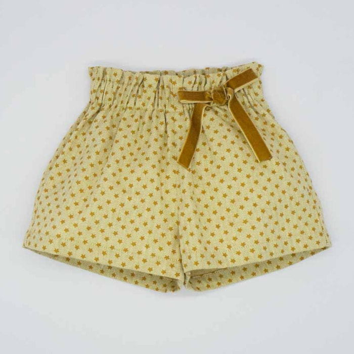 Short espiga estrellas amarillo