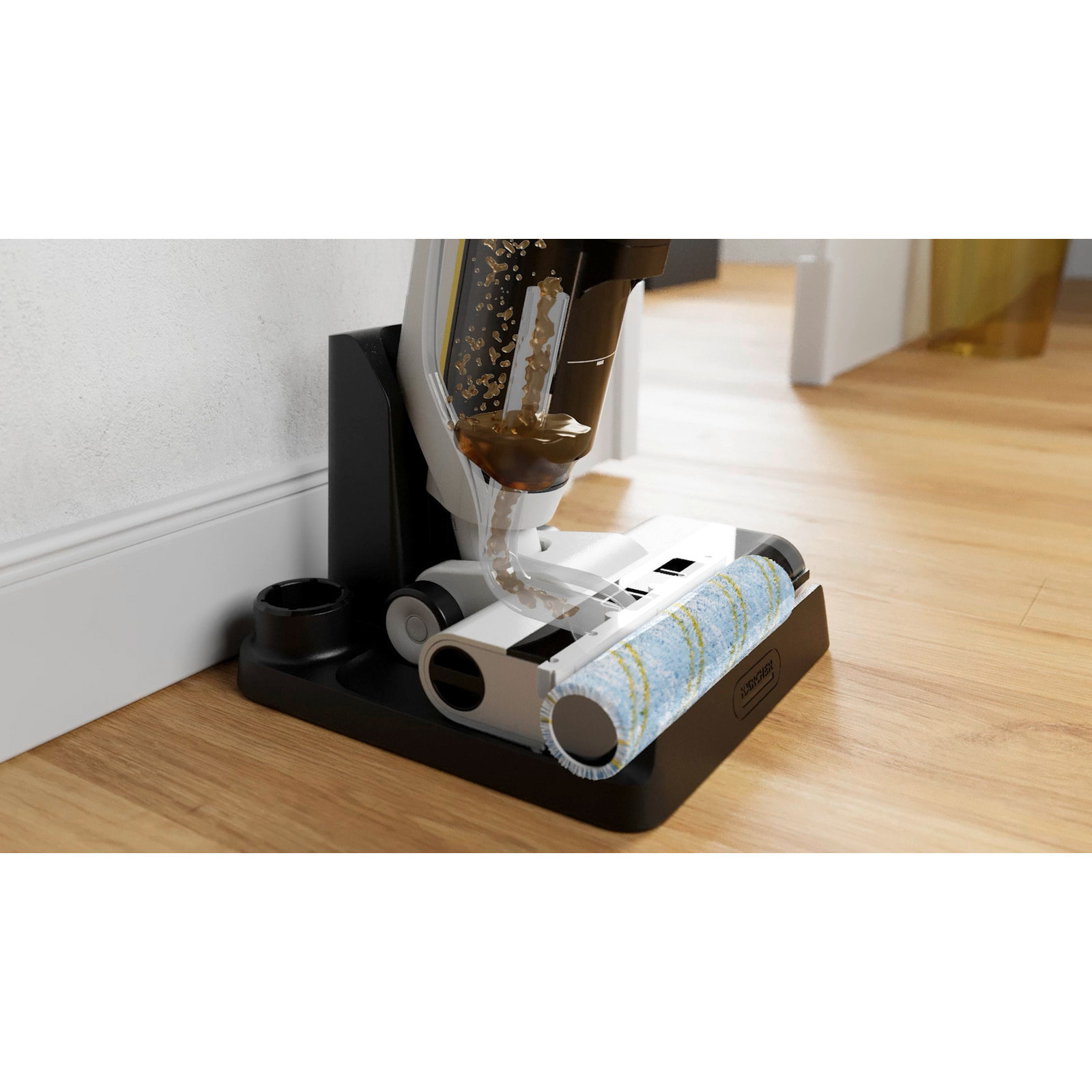 Aspirateur balai laveur sans fil Karcher FCV3 - eau et poussière - nettoyeur de sols sans fil - tous types de sols