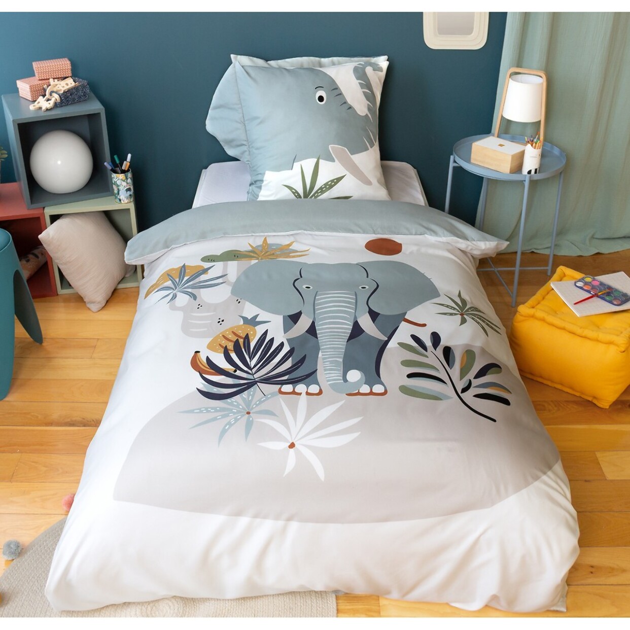 Parure de lit enfant 100% microfibre - ELEPH