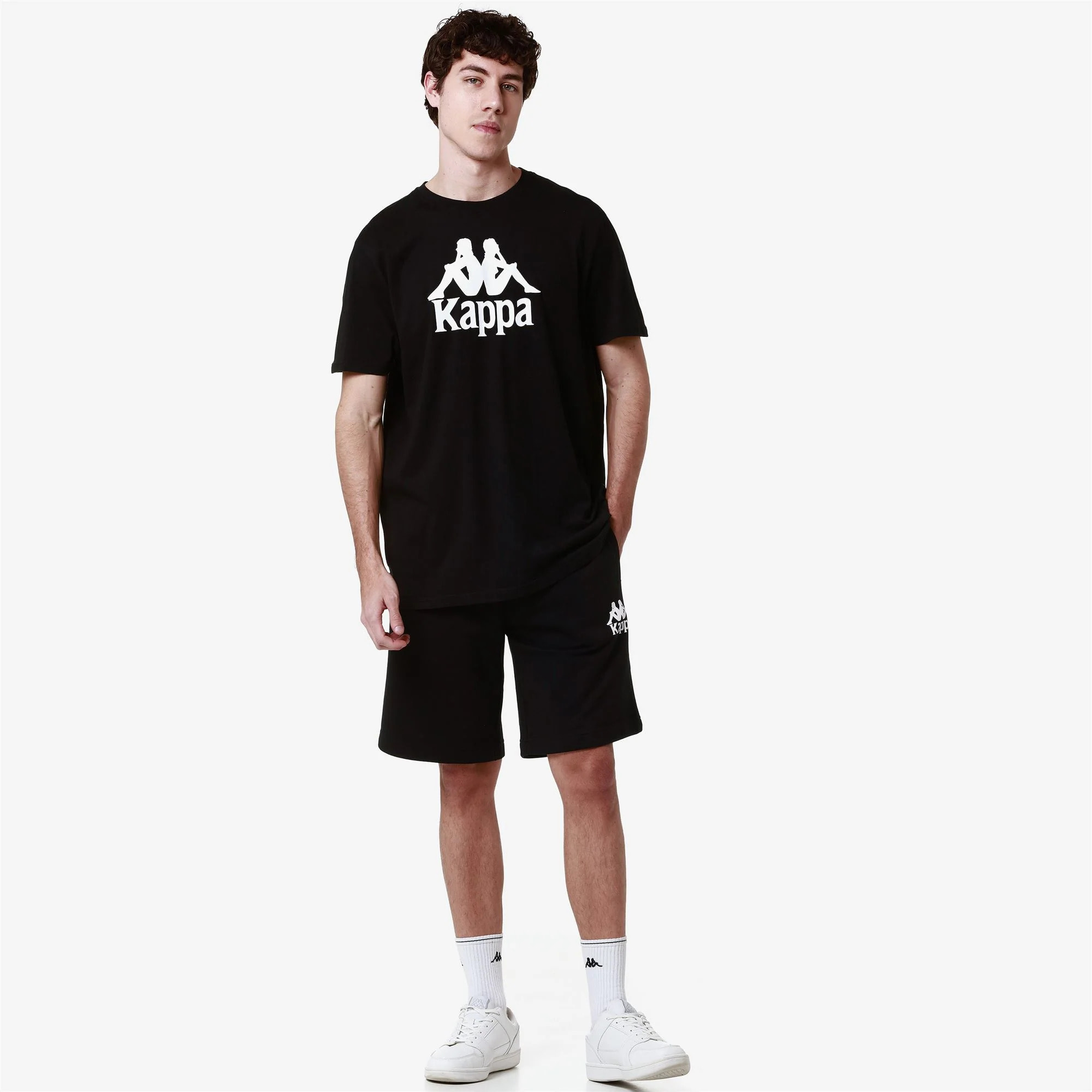 Kappa - Pantaloncini Uomo Nero - AUTHENTIC UPPSALA 2