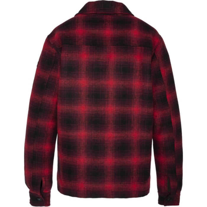 TIMBER1BUTTONED SHIRT IN WOOL CLOTH WITH SHERPA LINING60% POLYESTER 40% WOOLRED CHECKS