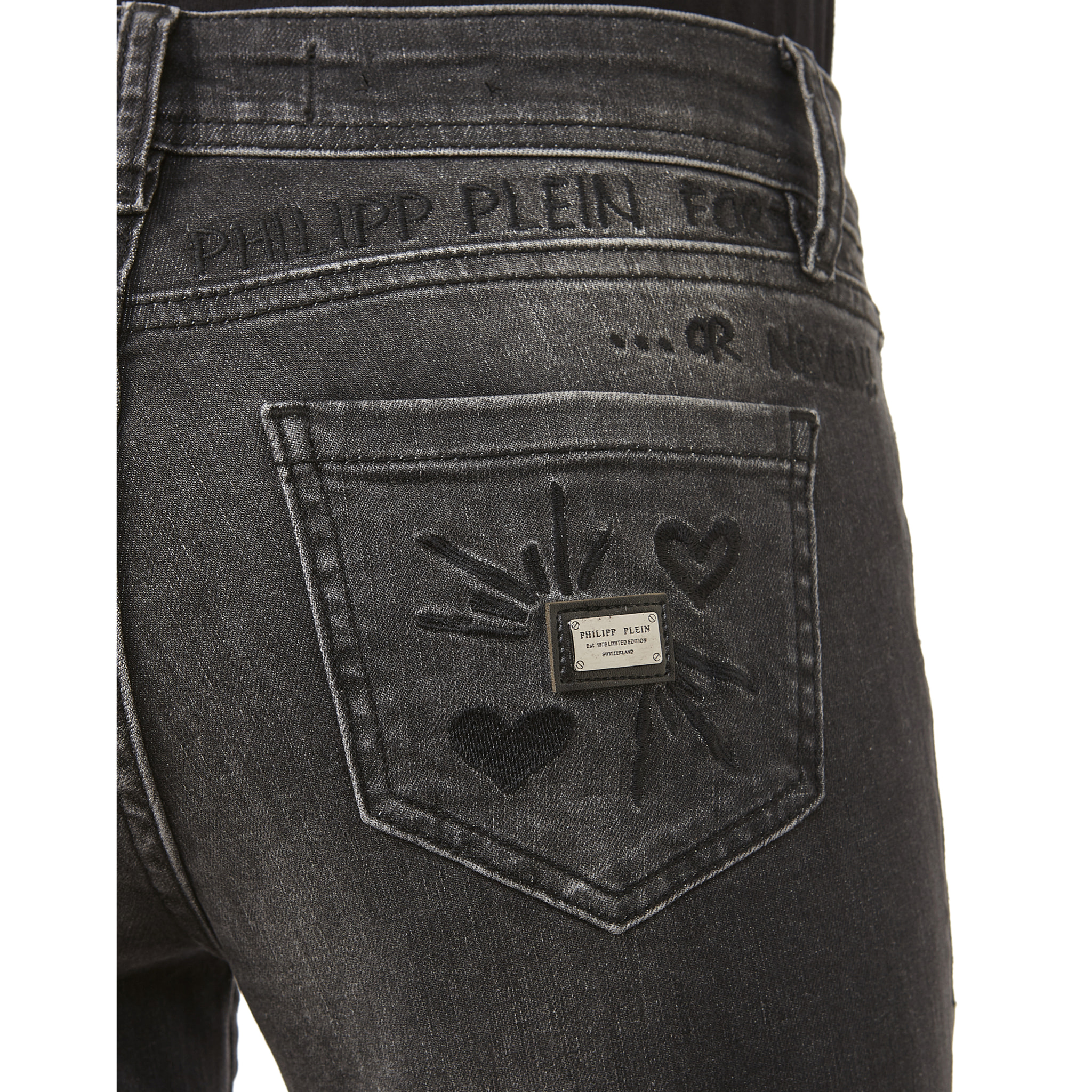 PHILIPP PLEIN Jeggins "Only Time"