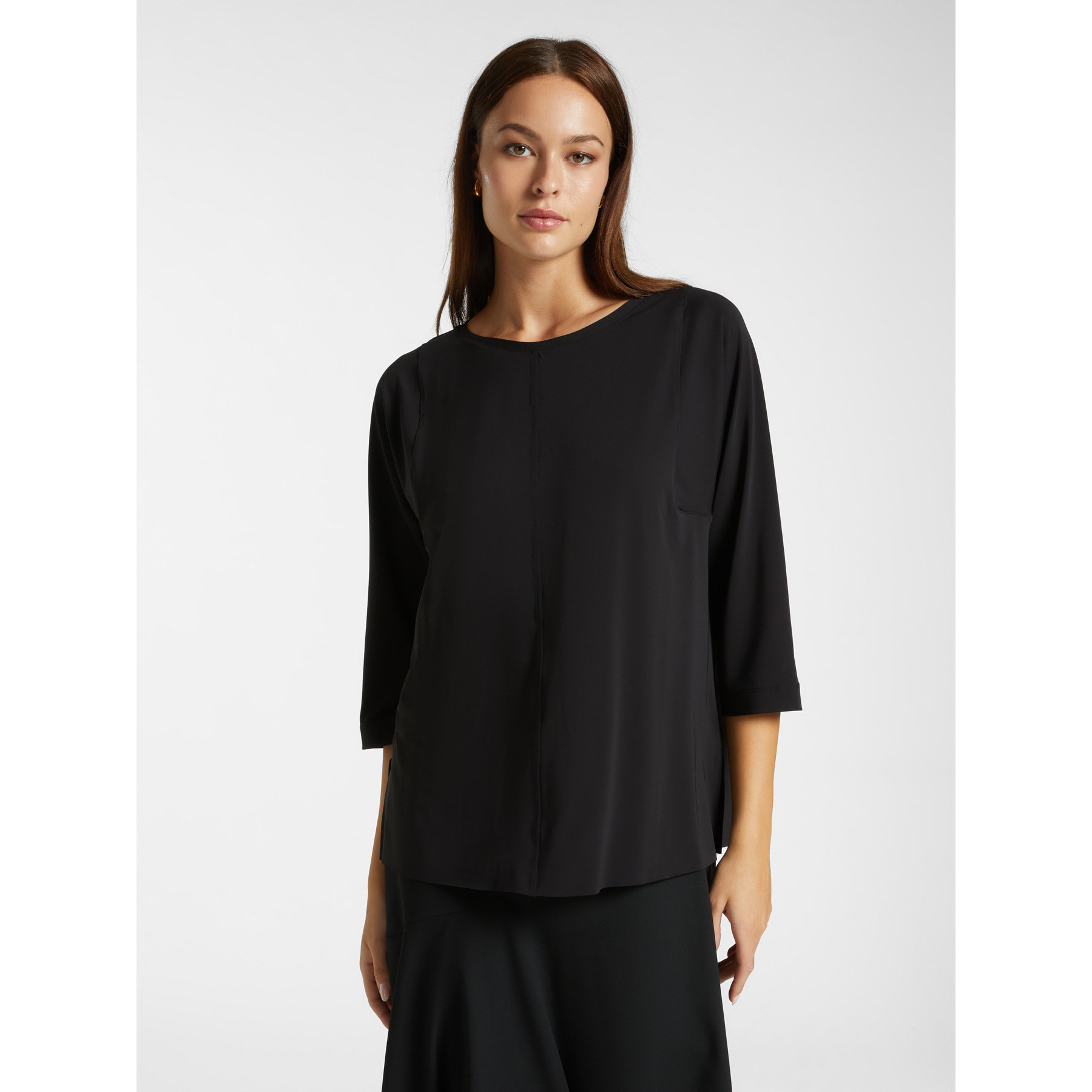 Elena Mirò - Camiseta loose fit - Negro