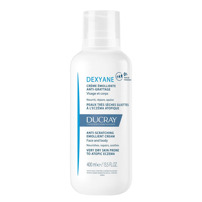 Dexyane - Crème Émolliente Anti-Grattage Visage et Corps