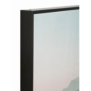 STAMPA SU TELA LACCATA C/CORNICE CACTUS -B- CM 60X4X90