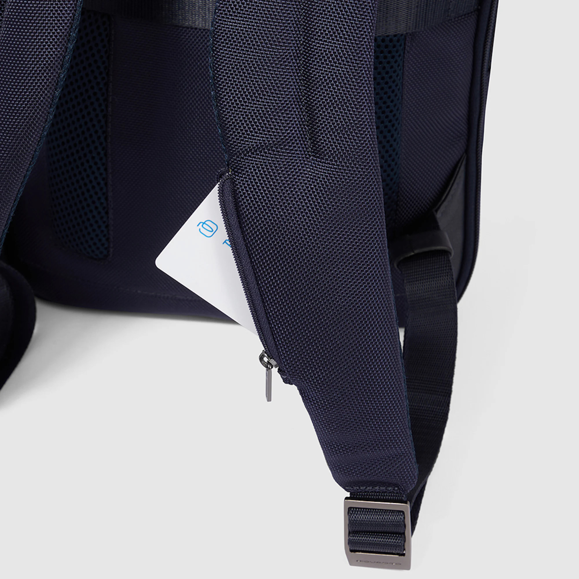 Piquadro Zaino porta pc 15,6 in tessuto riciclato