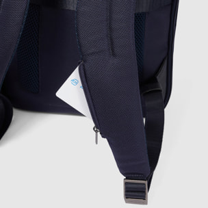 Piquadro Zaino porta pc 15,6 in tessuto riciclato