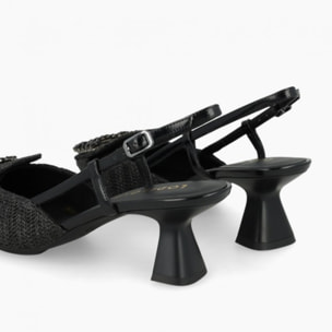 ZAPATOS SALÓN NEGROS KYOKO