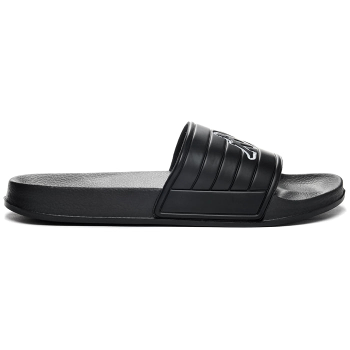 Kappa - Ciabatte Uomo Donna Nero - Logo Noles