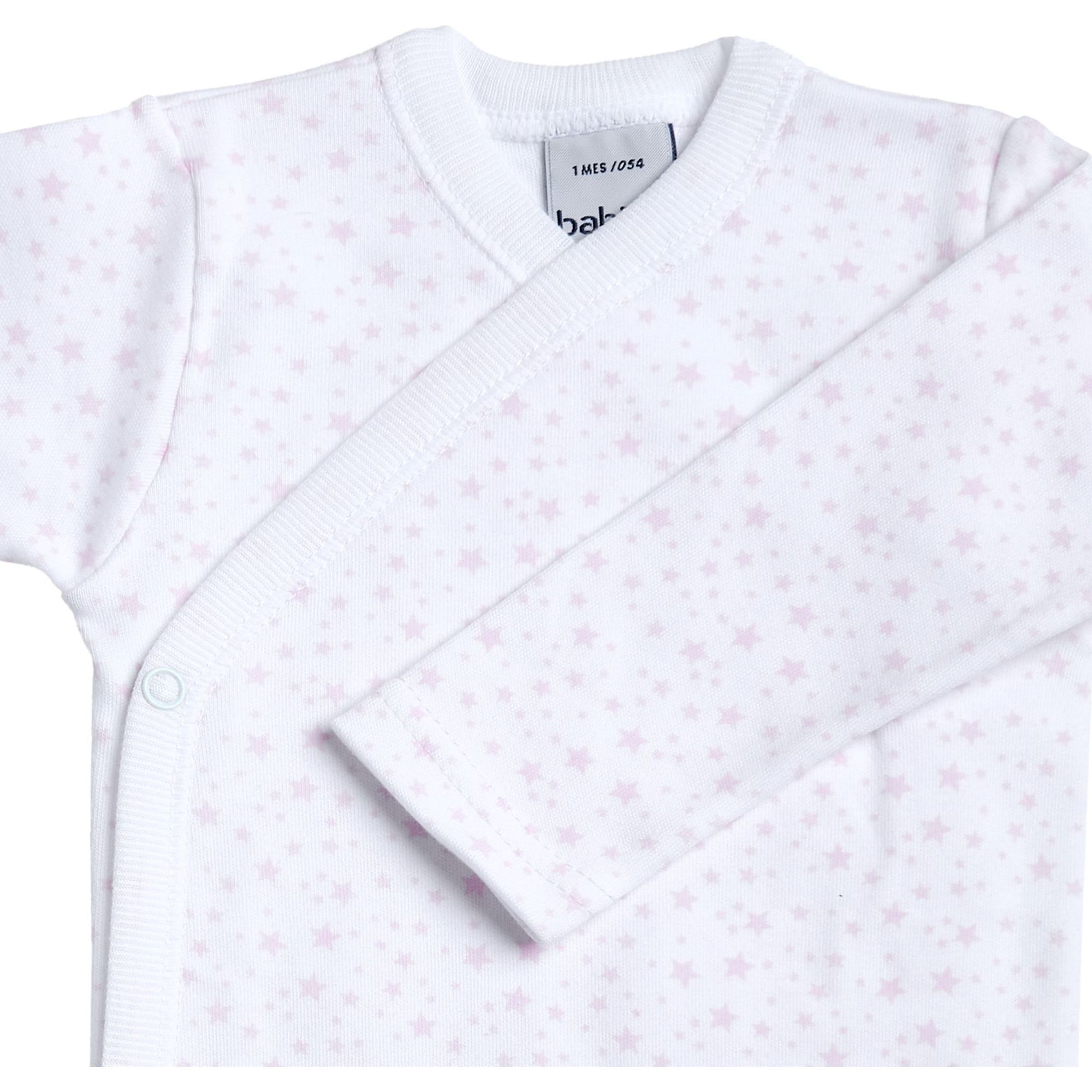 Body bebé manga larga cuello puntilla