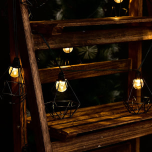 Guirlande solaire MILY 10 cages 3.9M