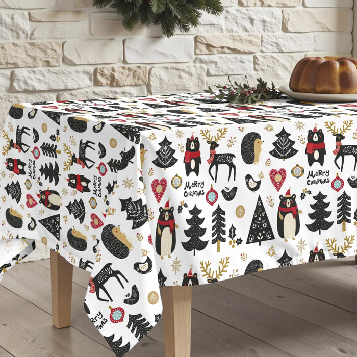 Nappe en résine Anti-tâches Merry Christmas 61