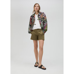 Giubbotto bomber stampato