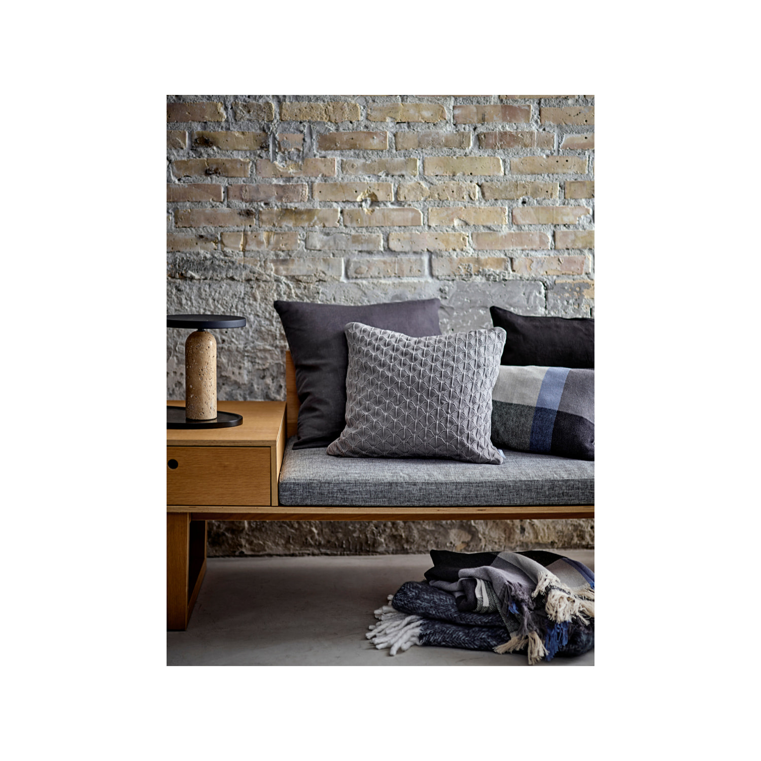 Housse de coussin 45x45 Scallop