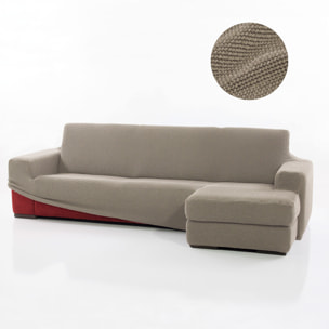 Funda para Chaise Longue derecho (visto de frente) brazo corto SÚPER ELÁSTICA modelo HELENA