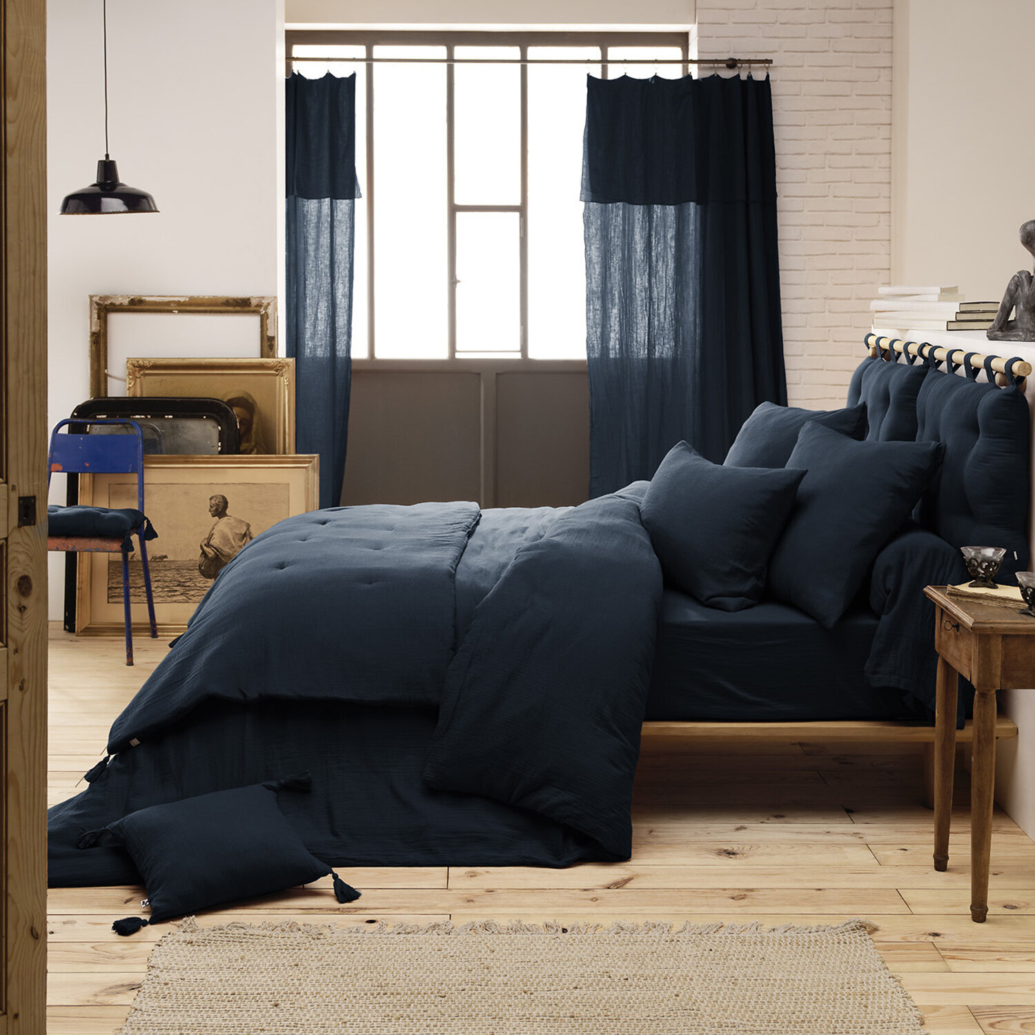 Drap housse - bonnet:30cm - 100% gaze de coton