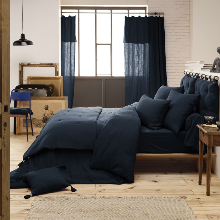 Drap housse - bonnet:30cm - 100% gaze de coton