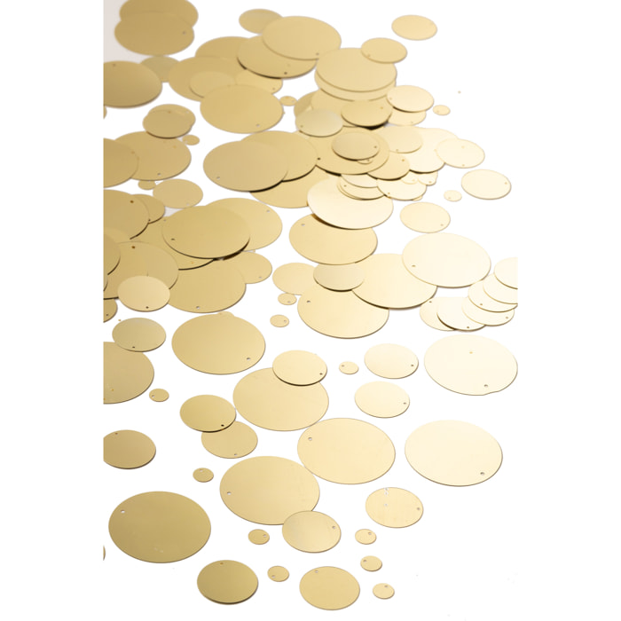 J-Line pailettes Sequin Rond - pvc - or - paquet de 1000