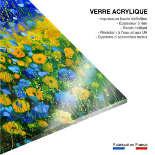 Tableau sauvages et fleurs des champs Tableau plexiglas