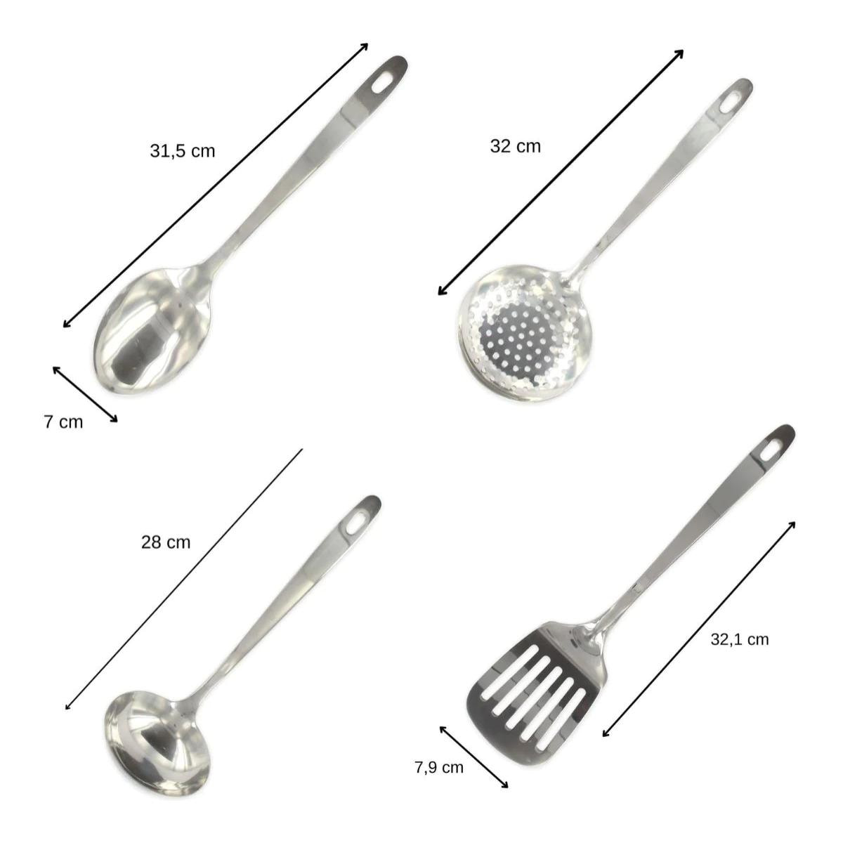 Spatule De Cuisine Ajourée Inox Fackelmann Ovale à Prix Carrefour