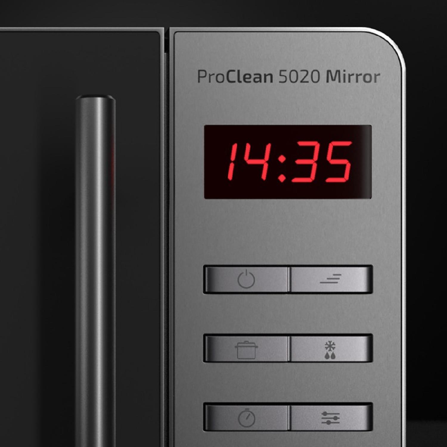 Cecotec Micro-ondes avec gril ProClean 5110 Inox. Capacité de 20 L, Revêtement R