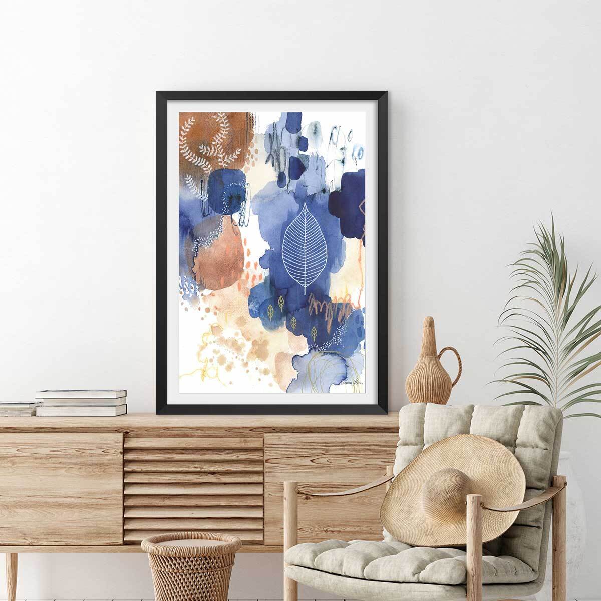 Affiche Bonheur bleu Affiche seule