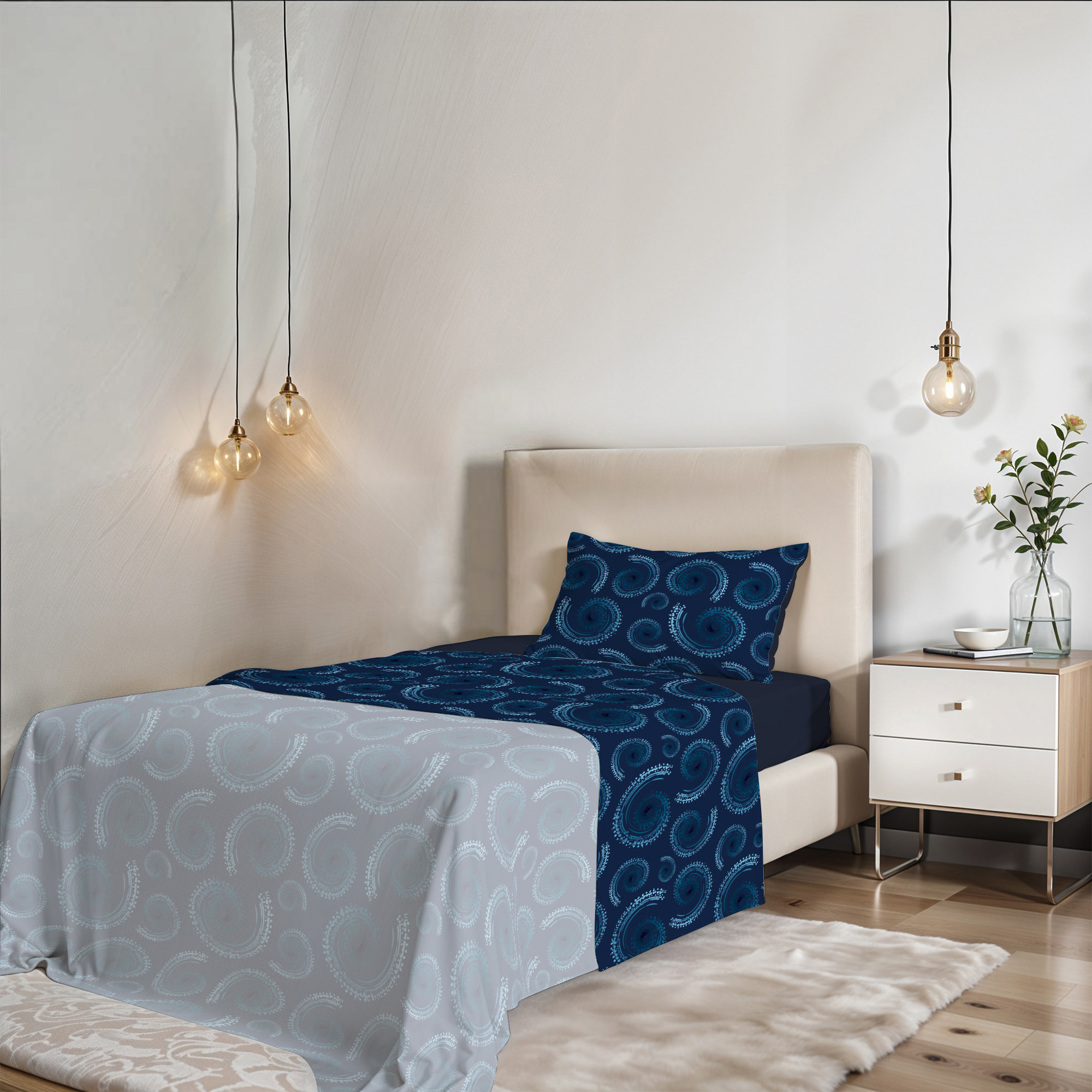 COMPLETO LETTO FANTASY SINGOLO - 100% MICROFIBRA