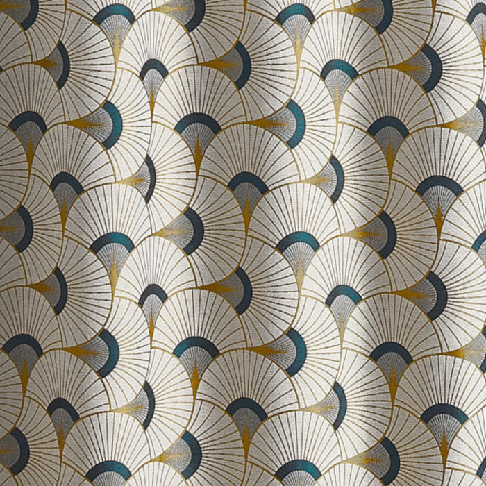 Tissus d'ameublement jacquard - Jaune Ocre