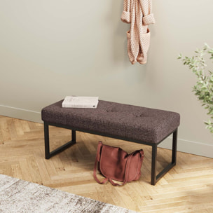 Banc Smart Dolce 90x40cm marron Kare Design