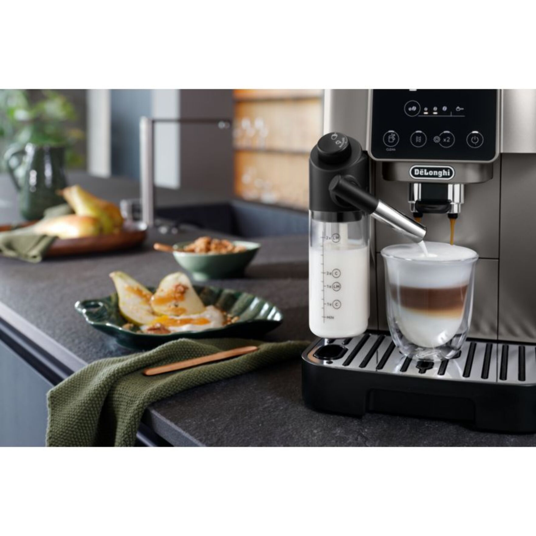 Expresso Broyeur DELONGHI FEB2291.TB Magnifica Start Pop Latte Titane