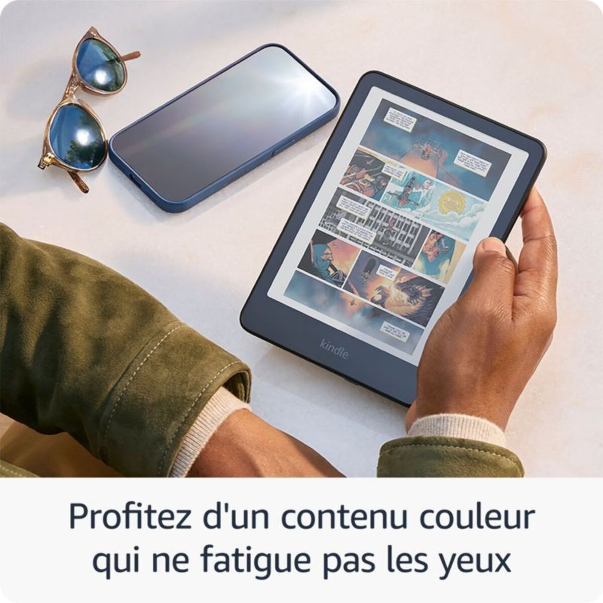 Liseuse eBook AMAZON Kindle Colorsoft - Noire 16Go