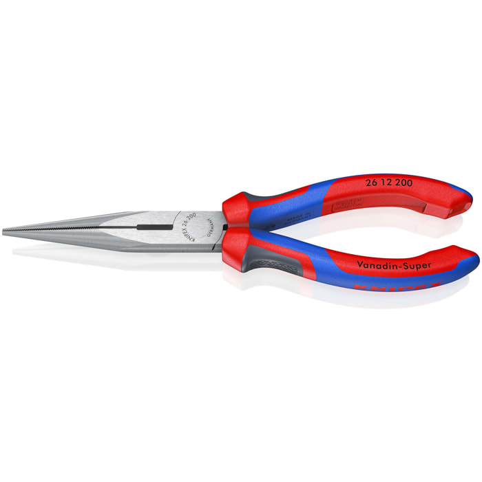 Pince demi-ronde avec tranchant - KNIPEX - 200 mm - 26 12 200